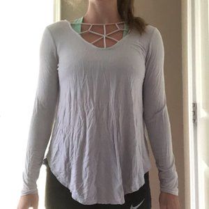 Lilac Soft and Sexy Long Sleeve Top